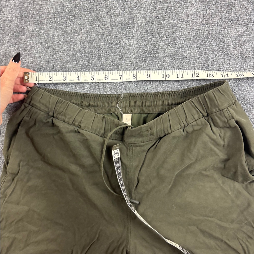 LULULEMON Women’s Essential Affinity Mid-Rise Joggers Dark Olive Green size: 8 - Picture 9 of 11